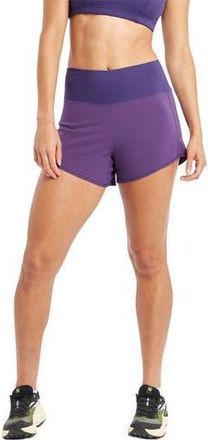 Oiselle High Rise Ra 4In Printed Short - Womens in Twilight at Nordstrom, Size 14