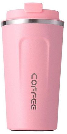 OEM Taza De Caf&eacute;/termo/t&eacute; Port&aacute;til De Acero Inoxidable De Alta Calidad - 380 Ml, Color Rosa