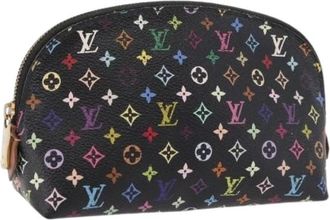 Louis Vuitton Pre-owned Monogram Multicolor Pouch - Dames - Vintage Tassen - Veelkleurig - ONE Size - Leer - Vintage
