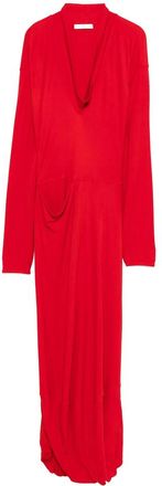 Christophe Lemaire Cowl-neck Pocket Dress