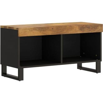 vidaXL Mueble De Tv Madera Maciza De Mango 85x33x43,5 Cm Vidaxl