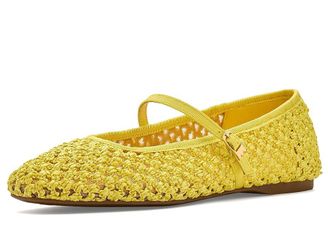 Birdies Hummingbird Mary Jane Openweave Womens Dress Flat Shoes Sunflower Openweave : 6.5 M, Polyester