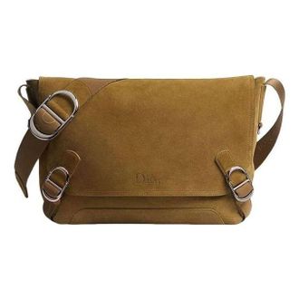 Dior 26 Medium Dior Jett Messenger Bag with Flap Brown 1DBME214BCN-H02M