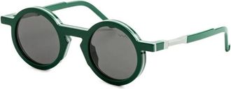 Vava Wl 0035 Green/Light Grey Zonnebrillen - unisex - Zonnebrillen - Groen - 45 MM - Accessoires
