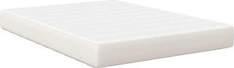 vidaXL Vidaxl - Bed Mattress with Mattress Cream 140 x 200 cm Fabric