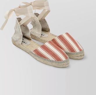 Maneb&igrave; ivory terracotta espadrilles