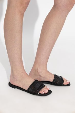 Kate Spade New York BRZY MSH Slides, Womens, Black