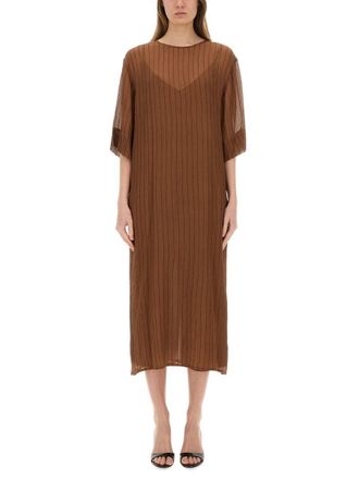 Alysi Silk Midi Dress