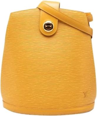 Louis Vuitton Pre-owned Bucket Bags, female, Yellow, Size: ONE SIZE Pre-owned The Cluny Bucket Bag