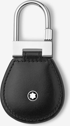 Montblanc Schl&uuml;sselring aus Leder Meisterst&uuml;ck Black