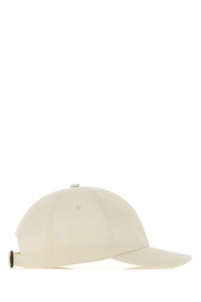 Burberry Unisex Ivory Cotton Baseball Cap Tundrawhite E Fasce Per Capelli