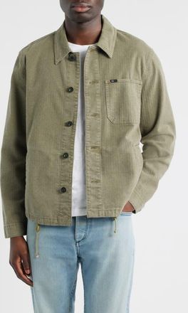 AG - Adriano Goldschmied George Utility Shirt Jacket in Dusty Sage at Nordstrom, Size Xx-Large