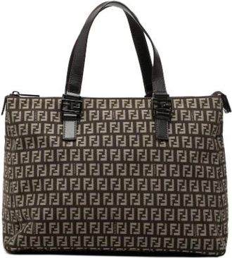 Fendi Pre-owned Tote Bags, female, Brown, Size: ONE SIZE Pre-owned Tote Bag