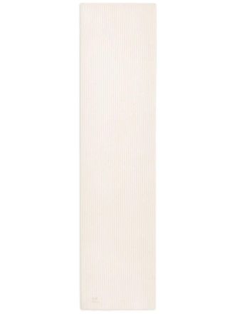 Courrèges Sciarpa a coste - Bianco