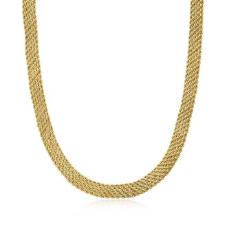 Ross-Simons Italian 14kt Yellow Gold Multi-Row Rope-Chain Necklace