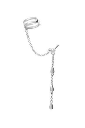 Lucy Quartermaine Drop Earring with Cuff in Sterling Silver at Nordstrom