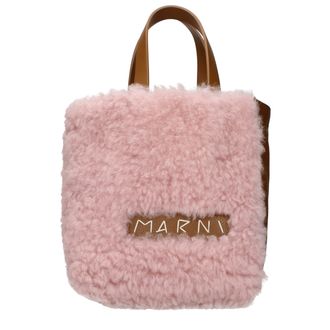 Marni Pink Leather Womens Handbag