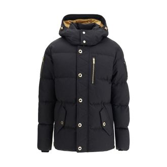 Moose Knuckles Black Cotton Mens Coat