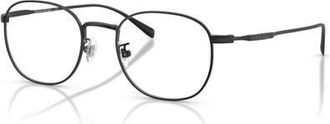 Brooks Brothers 50mm Round optical glasses in Black at Nordstrom