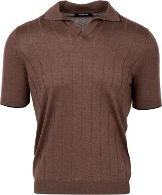 Gran Sasso T-Shirts und Polos Braun+Blau
