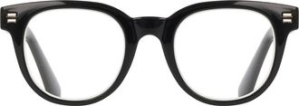 Cole Haan 47mm Round Reading Glasses in Black at Nordstrom Rack, Size +1.00