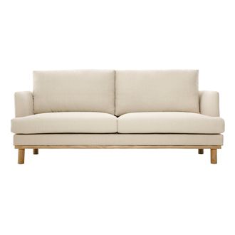 Miliboo Sof&aacute; N&oacute;rdico 3 Plazas Beige Hobart