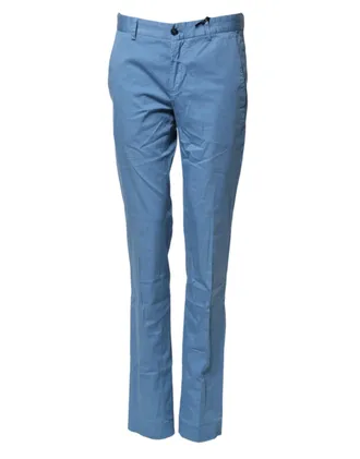 Daniele Alessandrini Daniele Alessandrini Cotton Mid Waist Straight Men Mens Jeans (Pre-Owned)