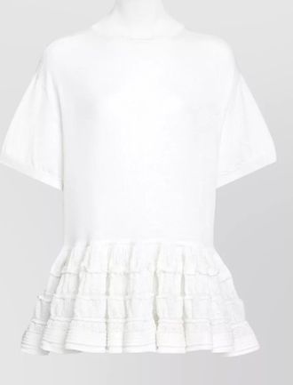 Alaia virgin wool knit top