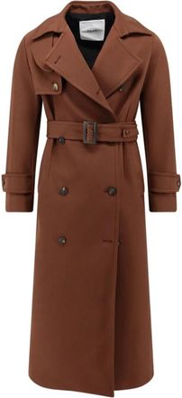Hev&ograve; Trench Rivabella - - Coats - Donna - Marrone - 2XS