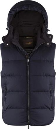 Moorer Ganzendons Gilet - Heren - Bodywarmers - Blauw - M - Jassen