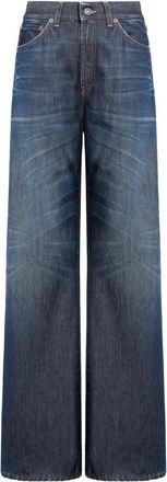 Dondup Jeans Gamba Larga Amber - - Jeans - Donna - Blu - W25