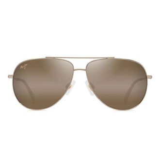 Maui Jim Sunglasses Hauoli H665 16 B Gold/Brown Unisex Polarized