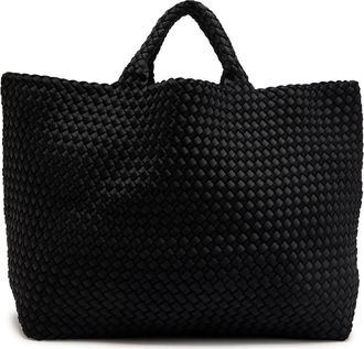 Naghedi St Barths Large Woven Tote - Black - One Size