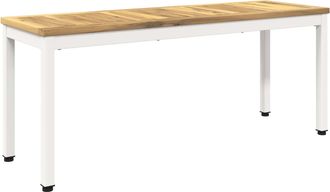 vidaXL Banco De Jard&iacute;n 108,5 X 35 X 45 Cm Madera De Acacia S&oacute;lida Vidaxl