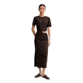 Sessun Mujer, Vestidos, Marr&oacute;n, Talla: XS