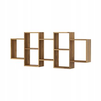 OEM Estanter&iacute;a Moderna Colgante O De Pie Para Sal&oacute;n, Dormitorio Y Sala De Estar, Roble Wotan