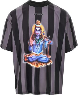 Awake NY T-shirt met logo-opdruk - Heren - T-shirts - Zwart - S - Katoen - Tops