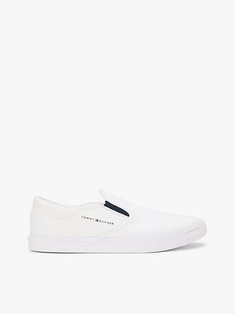 Tommy Hilfiger Canvas Slip-On Trainers