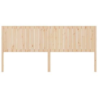 Berkfield Home Beautiful Bed Headboard 205.5x4x100 cm Solid Wood Pine in Natural