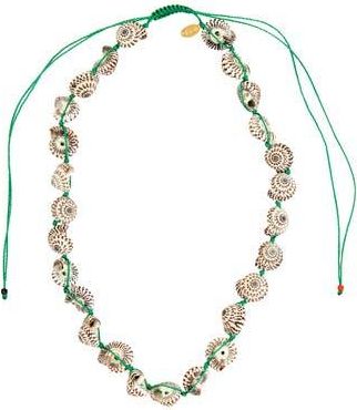 Clare Vivier Checker Shell Necklace in Cream at Nordstrom Rack