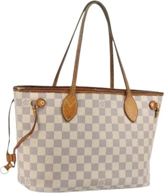 Louis Vuitton Pre-owned Tote Bags, female, Multicolor, Size: ONE SIZE Pre-owned Damier Azur Tote Bag