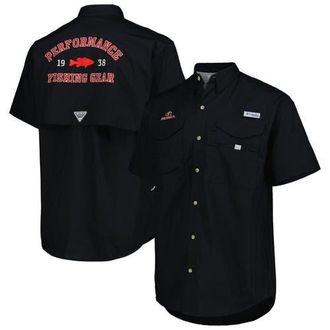 Columbia Mens Columbia Black Georgia Bulldogs Bonehead Button-Up Shirt at Nordstrom, Size Large