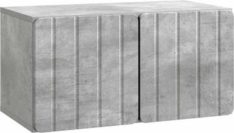 vidaXL Mueble De Tv De Pared 59,5 X 31 X 30 Cm Gris Hormig&oacute;n Vidaxl