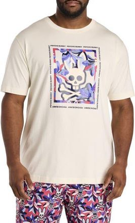Psycho Bunny Big & Tall Florian Graphic Tee in Pristine at Nordstrom, Size 5X Big