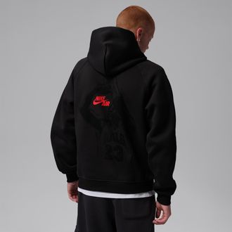 Nike Jordan Mens Jordan Brooklyn Pullover Hoodie in Blue | IW1061-466