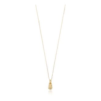 Kate Spade New York Dubbele Ovaal Hanger Ketting - Dames - Oorbellen - Geel - ONE Size - Accessoires