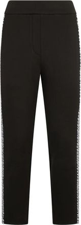 Moorer Rechte Broek - Dames - Sweatpants - Zwart - XS - Katoen - Broeken