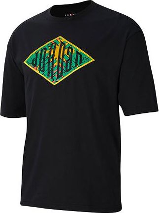 Nike Jordan Air Jordan Sport DNA Embroidered Printing Logo Short Sleeve Black CN3114-010