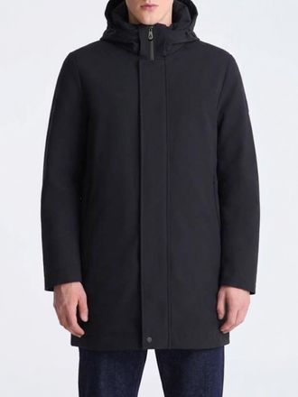 Peuterey Duck Down Knee-Length Parka in Technical Fabric with Hood