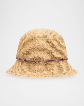 Helen Kaminski Villa Raffia Bucket Hat